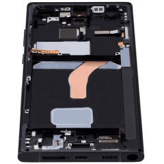 HQ Wyświetlacz OLED LCD z ramką Samsung Galaxy S22 Ultra (SM-S908) grafit