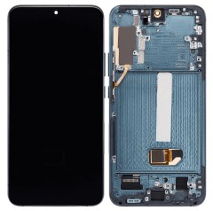 HQ Wyświetlacz OLED LCD z ramką Samsung Galaxy S22+ Plus (SM-S906) zielony
