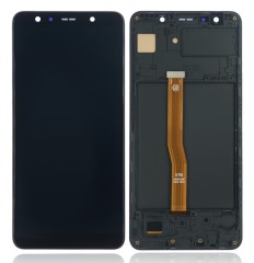 HQ Wyświetlacz OLED LCD z ramką Samsung Galaxy A7 2018 (SM-A750) czarny
