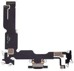Gniazdo ładowania złącze USB mikrofon do Apple iPhone 15 Plus, czarne