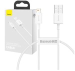 Kabel Baseus USB - Lightning Baseus Superior 25cm 2,4A 0,25 m biały