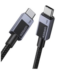 Kabel UGREEN USB-C do USB-C L524 20V 3A 60W 0.5m (szary) (55764)
