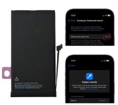 Bateria bez komunikatu, z kondycją, większa pojemność do iPhone 15 Plus