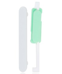 Przyciski Power i Volume Guzik włącznik do Google Pixel 4A 5G, białe