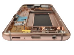 ORG Wyświetlacz LCD oryginalny ramka do Samsung Galaxy S9 (SM-G960) Złoty