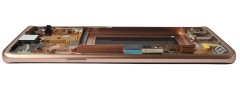 ORG Wyświetlacz LCD oryginalny ramka do Samsung Galaxy S9 (SM-G960) Złoty