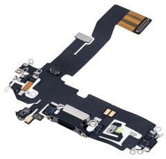 HQ Złącze ładowania gniazdo USB do iPhone 12 | 12 Pro czarne/grafitowe