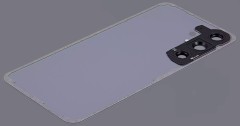HQ Klapka PREMIUM tył plecki do Samsung Galaxy S24 (SM-S921) fioletowa