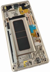ORG Wyświetlacz LCD oryginalny z ramką Samsung Galaxy Note 10 (N970) biały