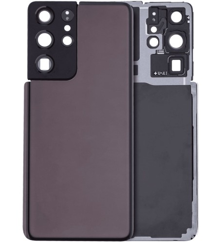 HQ Klapka PREMIUM tył plecki do Samsung Galaxy S21 Ultra (brązowa)