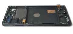 ORG uszkodzona matryca Wyświetlacz LCD Samsung S20 FE z ramką korpus czarny