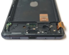 ORG uszkodzona matryca Wyświetlacz LCD Samsung S20 FE z ramką korpus czarny