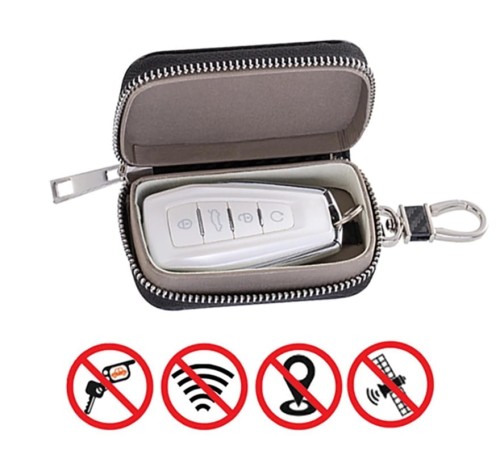 Etui antykradzieżowe na klucze samochodowe Faraday Box – blokada fal RFID