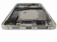 ORG Wyświetlacz LCD oryginalny z ramką Samsung Galaxy S25 Edge S937 srebrny