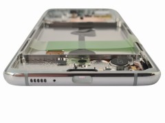 ORG Wyświetlacz LCD oryginalny z ramką Samsung Galaxy A90 (A908) biały