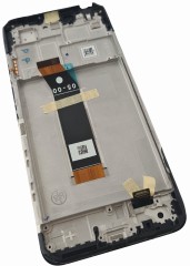 ORG Wyświetlacz LCD oryginalny z ramką do Xiaomi Poco M5 4G| M4 5G, Czarny