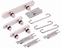 Przyciski Power i Volume i Switch guzik do iPhone 14 | 14 Plus, Białe