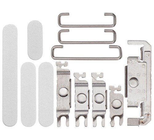 Przyciski Power i Volume i Switch guzik do iPhone 16 | 16 Plus, Białe