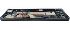 ORG Wyświetlacz LCD oryginalny z ramką do Motorola Edge 50 Ultra, szary