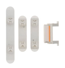 Przyciski Power i Volume i Switch guzik do iPhone 11, białe