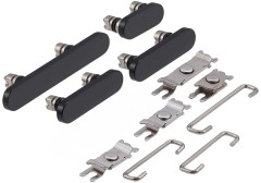 Przyciski Power i Volume i Switch guzik do iPhone 16 Pro (Max) Czarne