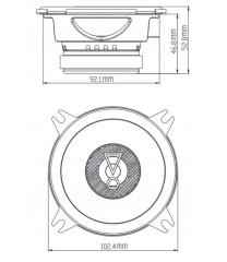 2x Głośniki samochodowe JBL Stage3 427F, dwudrożne 100mm, 4" harman
