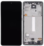 HQ Wyświetlacz OLED LCD 6.46" z ramką do Samsung Galaxy A52(S) 5G czarny