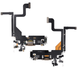 Gniazdo ładowania złącze USB mikrofon do Apple iPhone 13 Pro, złote