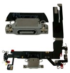 ORG Złącze ładowanie USB oryginalne demont do iPhone 16 (Białe)