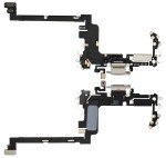 HQ Gniazdo ładowania USB złącze mikrofon Apple iPhone 17 Pro (Srebrne)