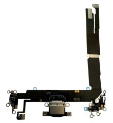 ORG Złącze ładowanie USB oryginalne demont do iPhone 16 Plus, czarne