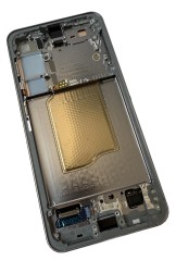 ORG Wyświetlacz LCD oryginalny z ramką do Samsung Galaxy S25 S931 srebrny