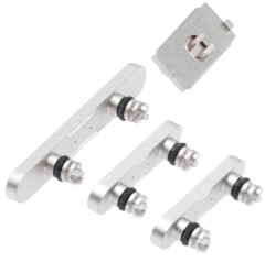 Przyciski Power i Volume i Switch guzik do iPhone 12, Białe