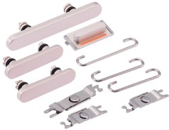 Przyciski Power i Volume i Switch guzik do iPhone 14 | 14 Plus, Białe