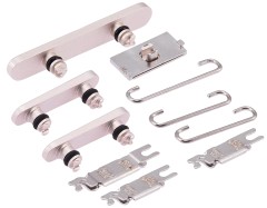Przyciski Power i Volume i Switch guzik do iPhone 14 | 14 Plus, Białe