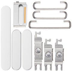 Przyciski Power i Volume i Switch guzik do iPhone 14 Pro (Max) Srebrne