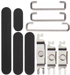 Przyciski Power i Volume i Switch guzik do iPhone 15 Pro (Max) Czarne