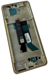 ORG Wyświetlacz LCD oryginalny z ramką Xiaomi Redmi Note 14 Pro 5G, złoty