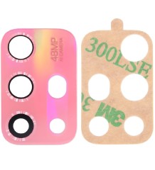 Szkiełko kamery oko szkło aparatu do Motorola Moto G20 (XT2128) różowe