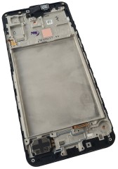 ORG Wyświetlacz LCD oryginalny z ramką do Samsung Galaxy A17 5G A176 czarny