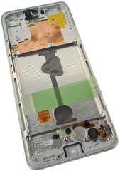 ORG Wyświetlacz LCD oryginalny z ramką Samsung Galaxy A90 (A908) biały