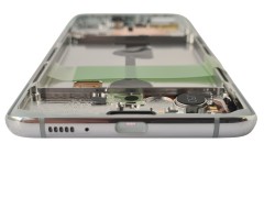 ORG Wyświetlacz LCD oryginalny z ramką Samsung Galaxy A90 (A908) biały