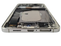 ORG Wyświetlacz LCD oryginalny z ramką Samsung Galaxy S25 Edge S937 srebrny