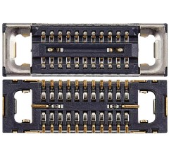 Konektor FPC złącze na pł. od głośnika rozmów i ant. do iPhone 15 | 15 Plus