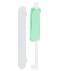 Przyciski Power i Volume Guzik włącznik do Google Pixel 4A 5G, białe