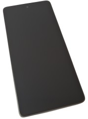 ORG Wyświetlacz LCD oryginalny z ramką do Motorola Moto G75 (czarny)