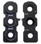 Szkło kamery z ramką wyspa aparatu do Samsung Galaxy A55 5G A556 Granatowy