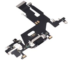 Gniazdo ładowania złącze USB mikrofon do Apple iPhone 11, czarne