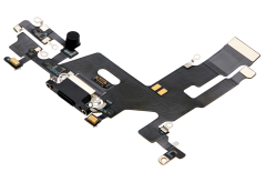 HQ Złącze ładowania USB do Apple iPhone 11, Czarne (Black)
