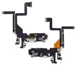 Gniazdo ładowania złącze USB mikrofon do Apple iPhone 14 Pro, srebrne